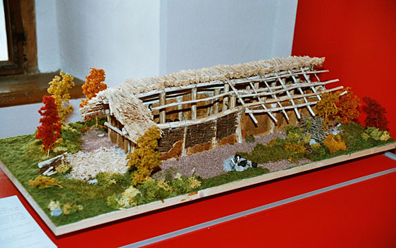 Modell eines Wohnhauses